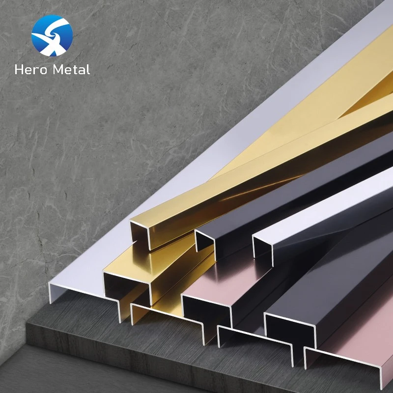 2aluminum u shape tile trim