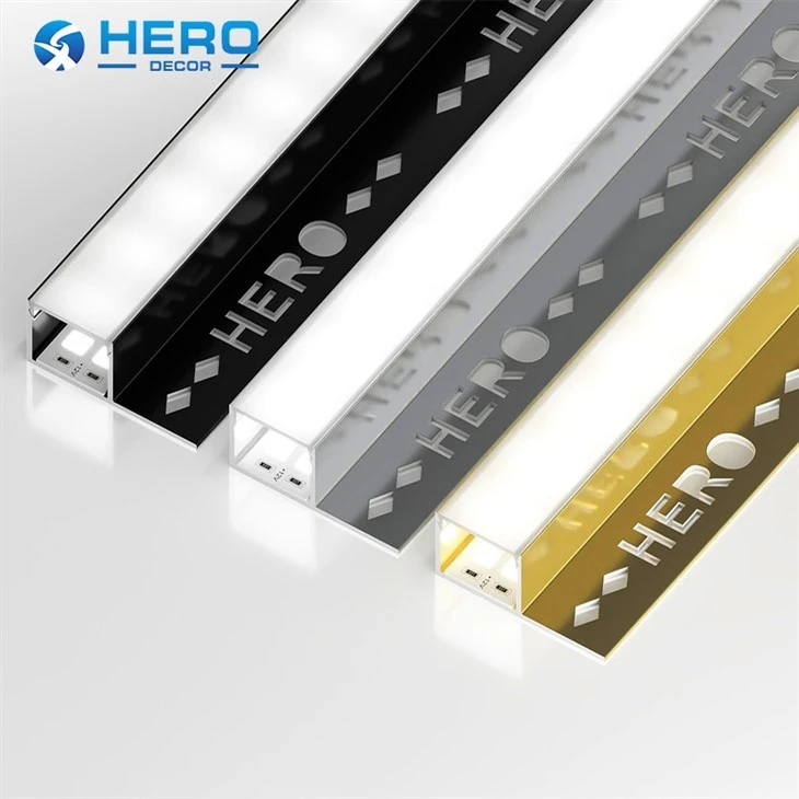 Bred LED-profil i aluminium
